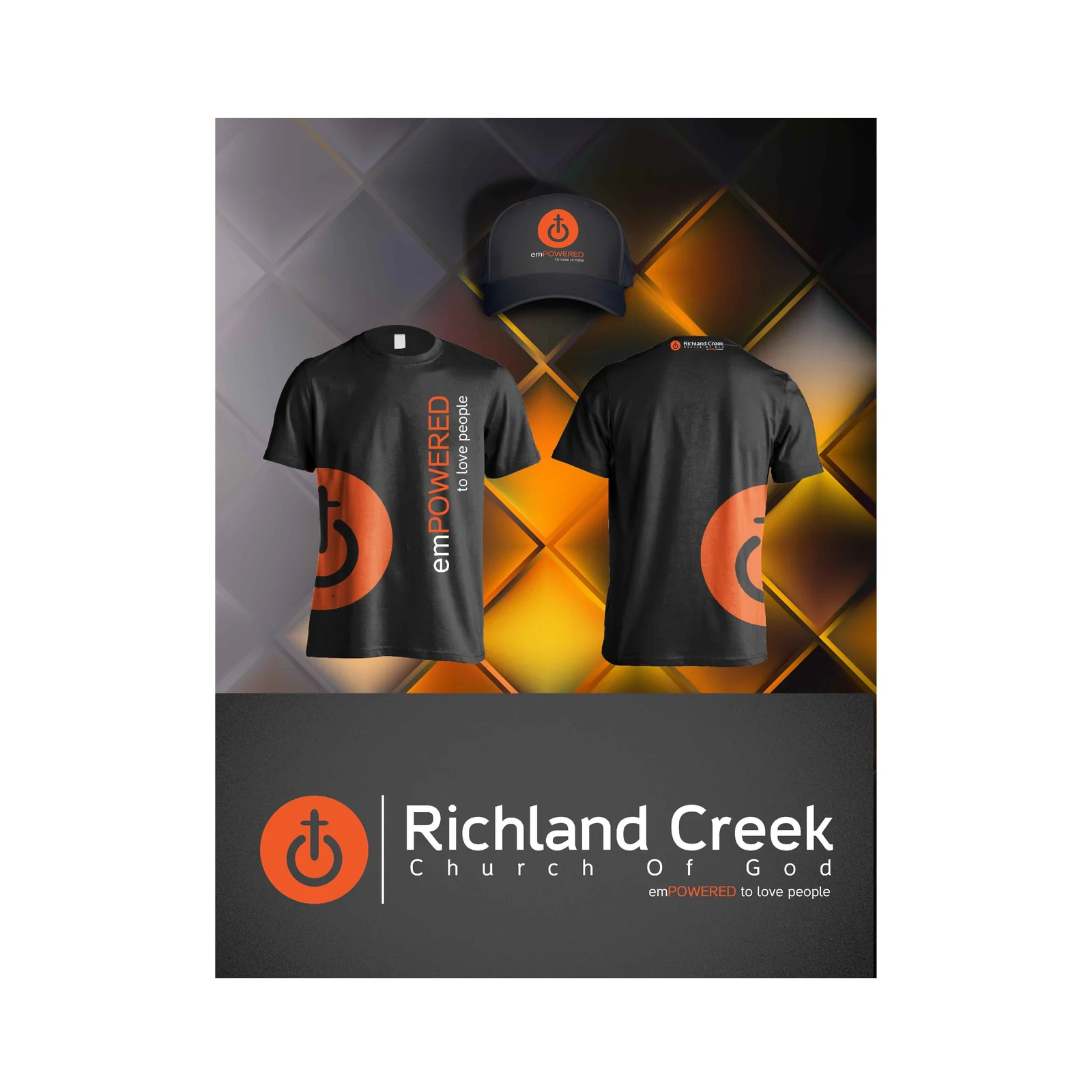 Richland Creek custom shirt design presentation